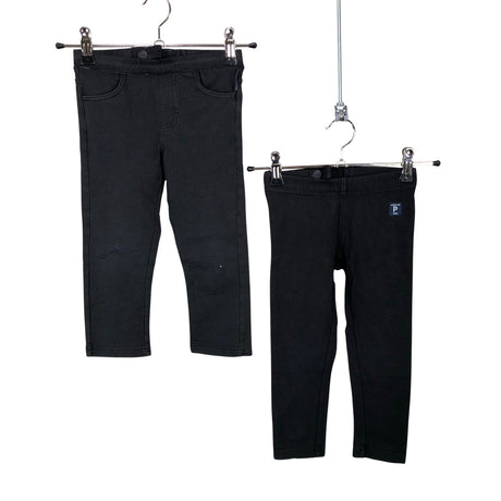 Unisex Polarn O. Pyret - Leggings, size 92 - 98 - Black ()