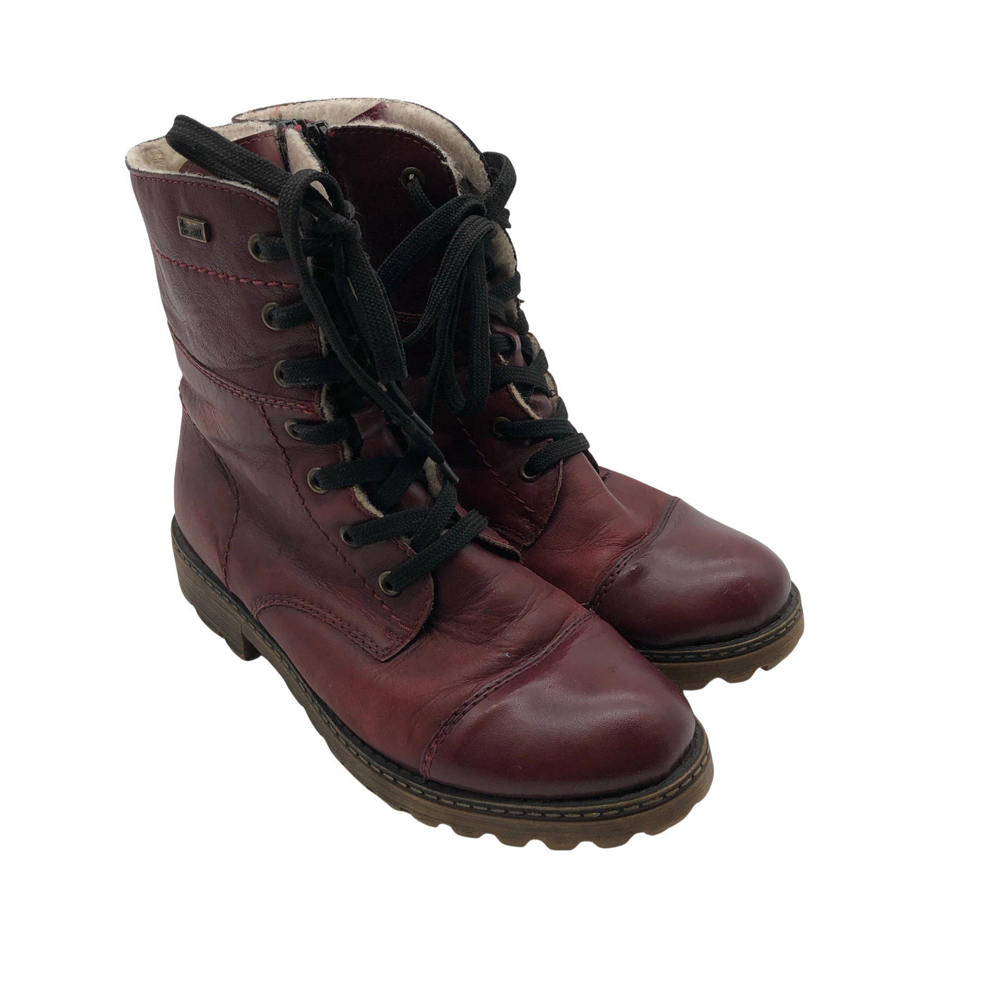 Unisex Rieker - Ankle boots, size 38 - Wine red (2)
