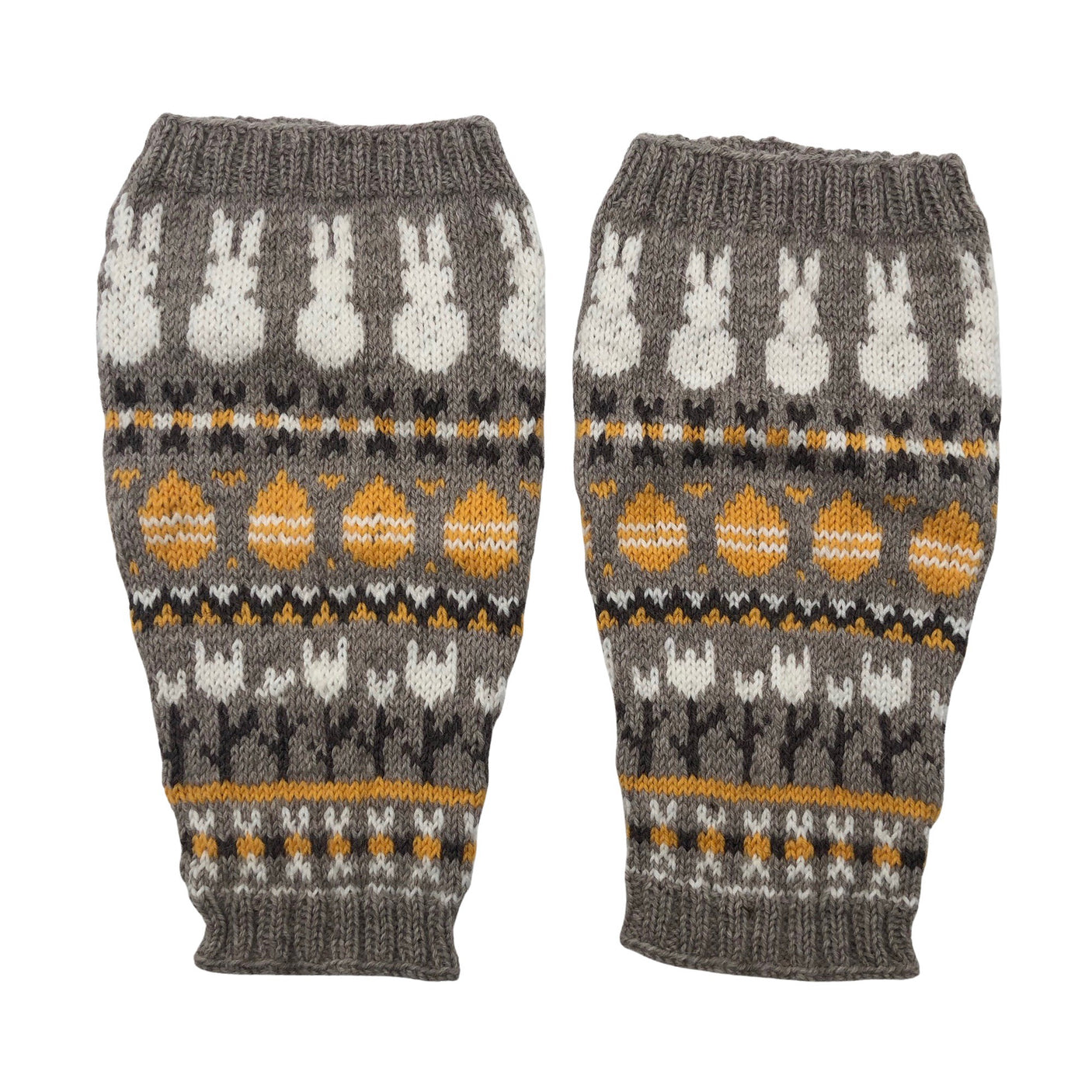 Unisex Handmade - Leg warmers, size 36 - Beige (1)