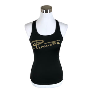 Unisex La Pirouette - Sports top, size 34 - Black (1)