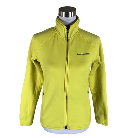 Unisex Peak Performance - Fleece jacket, size 36 - Yellow ()