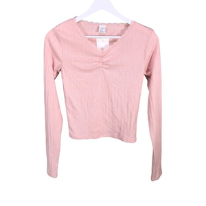 Unisex Lindex - Tricot shirt, size 164 - 170 - Light pink (1)