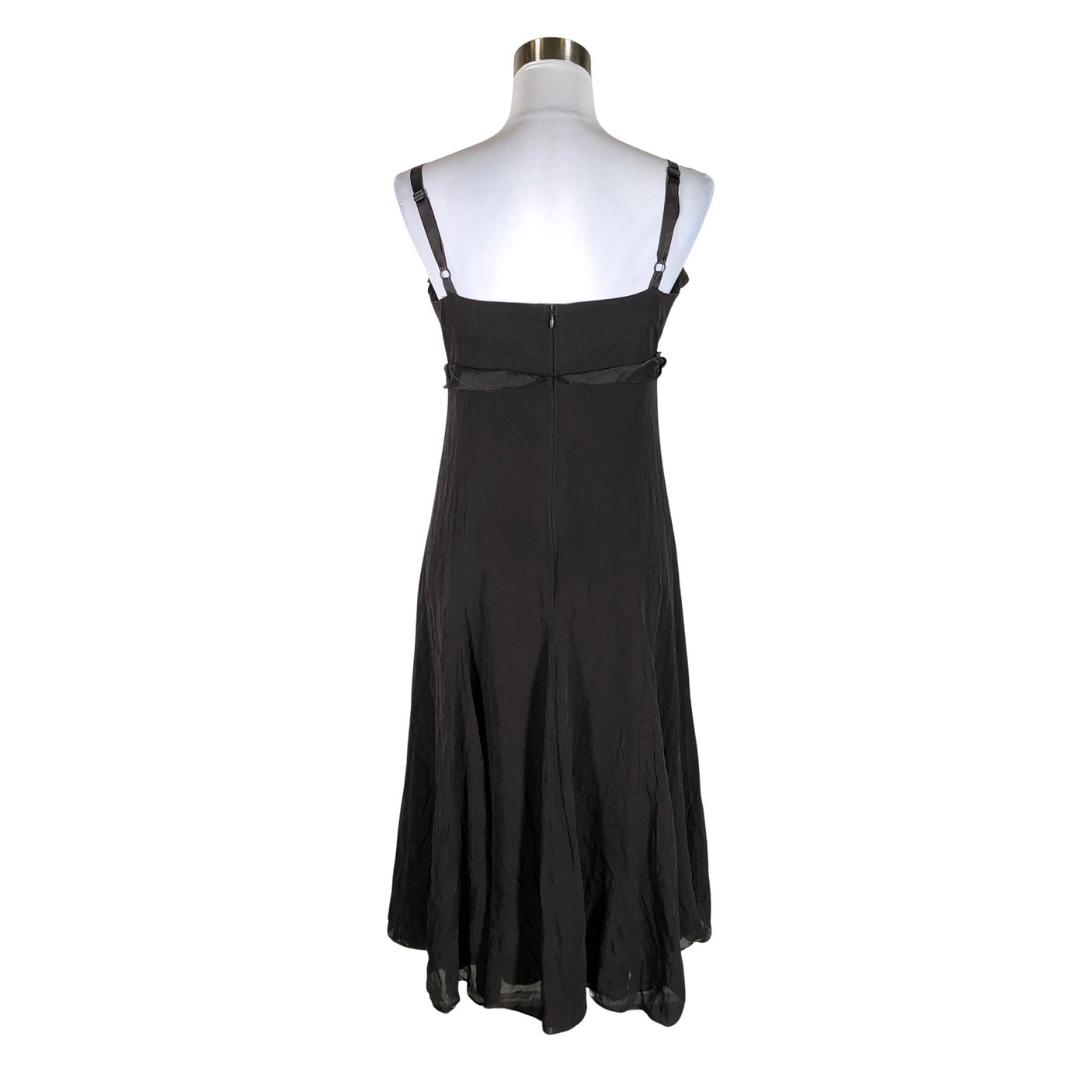 Unisex Andiata - Schiffon dress, size 40 - Brown (2)