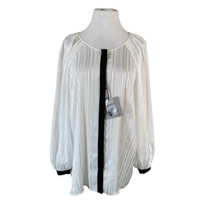 Unisex Persona by Marina Rinaldi - Blouse, size 44 - White (1)