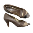 Unisex Fonnesberg - Open toe high heel shoes, size 36 - Beige ()