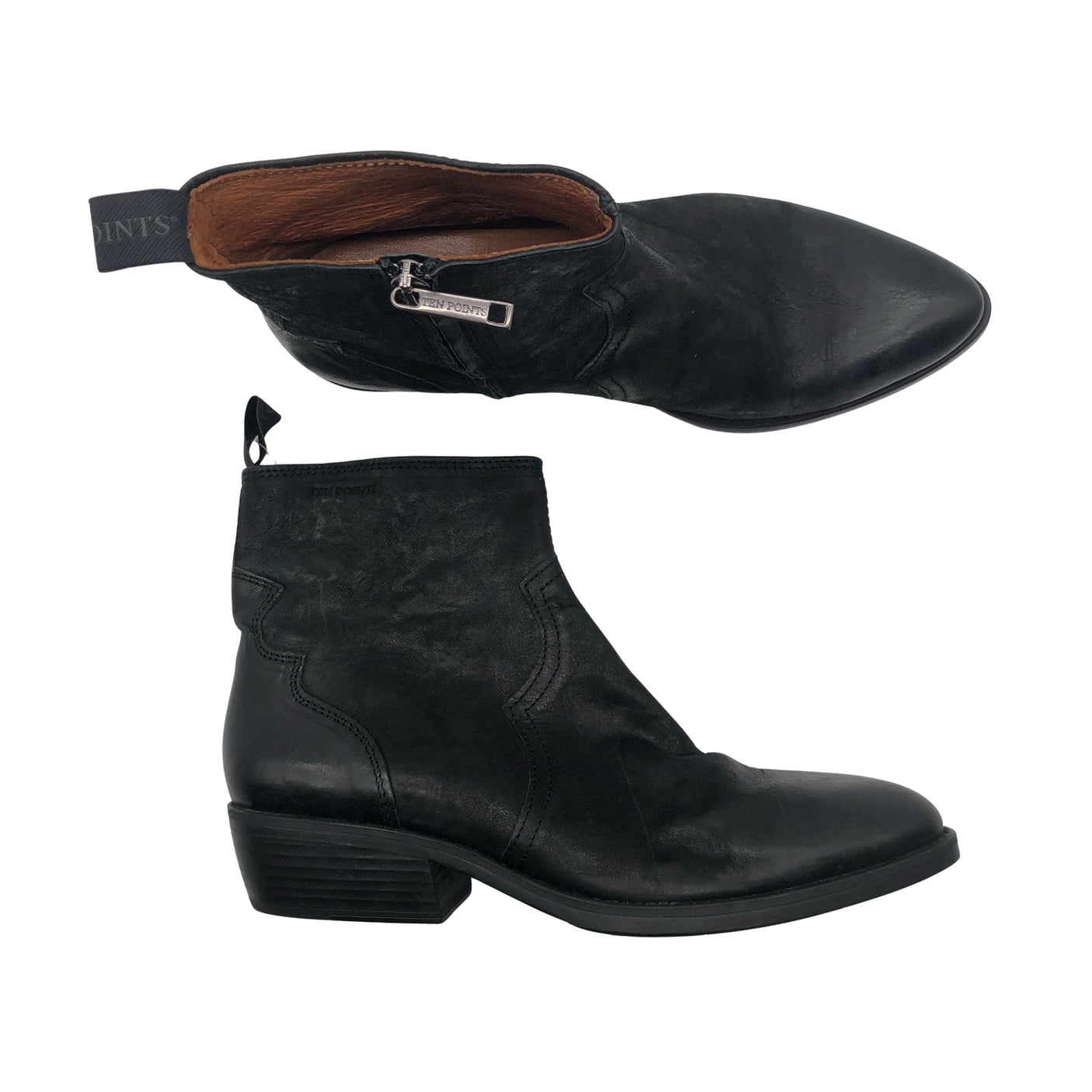 Unisex Ten Points - Ankle boots, size 40 - Black (1)