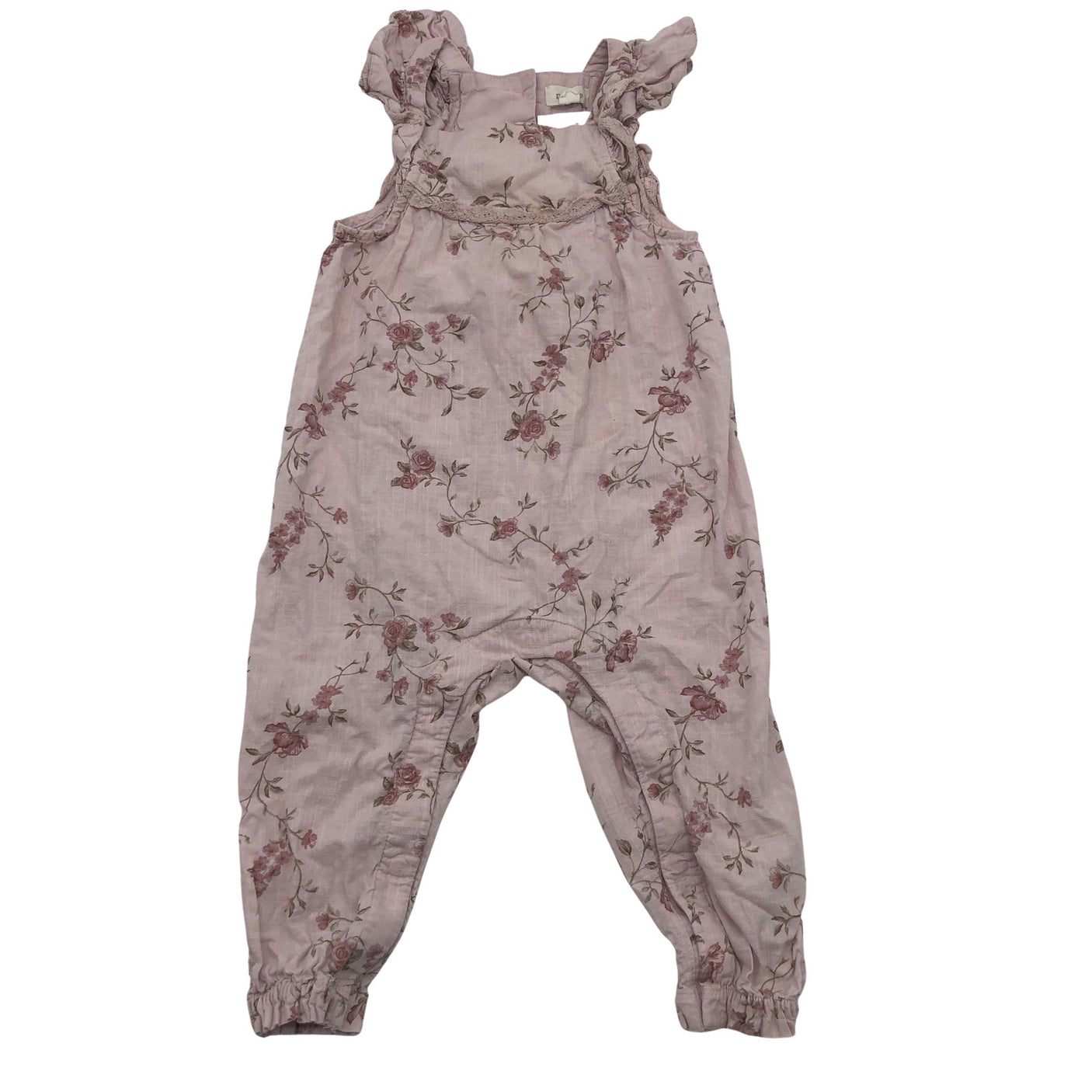 Unisex Newbie - Overalls, size 74 - 80 - Light pink (1)