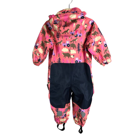 Unisex Jonathan - Rain overall, size 74 - 80 - Light pink (2)