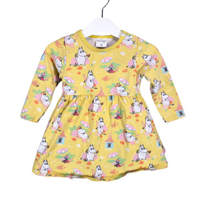 Unisex Martinex - Tricot dress, size 74 - 80 - Yellow (1)