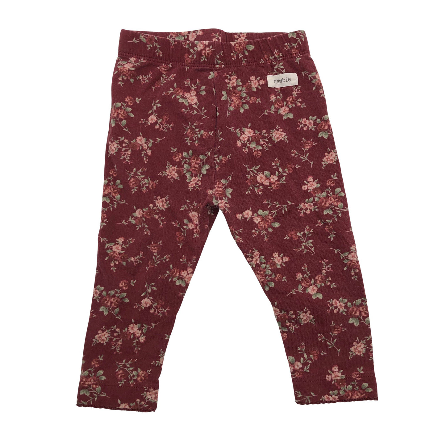 Unisex Newbie - Leggings, size 74 - 80 - Wine red (1)