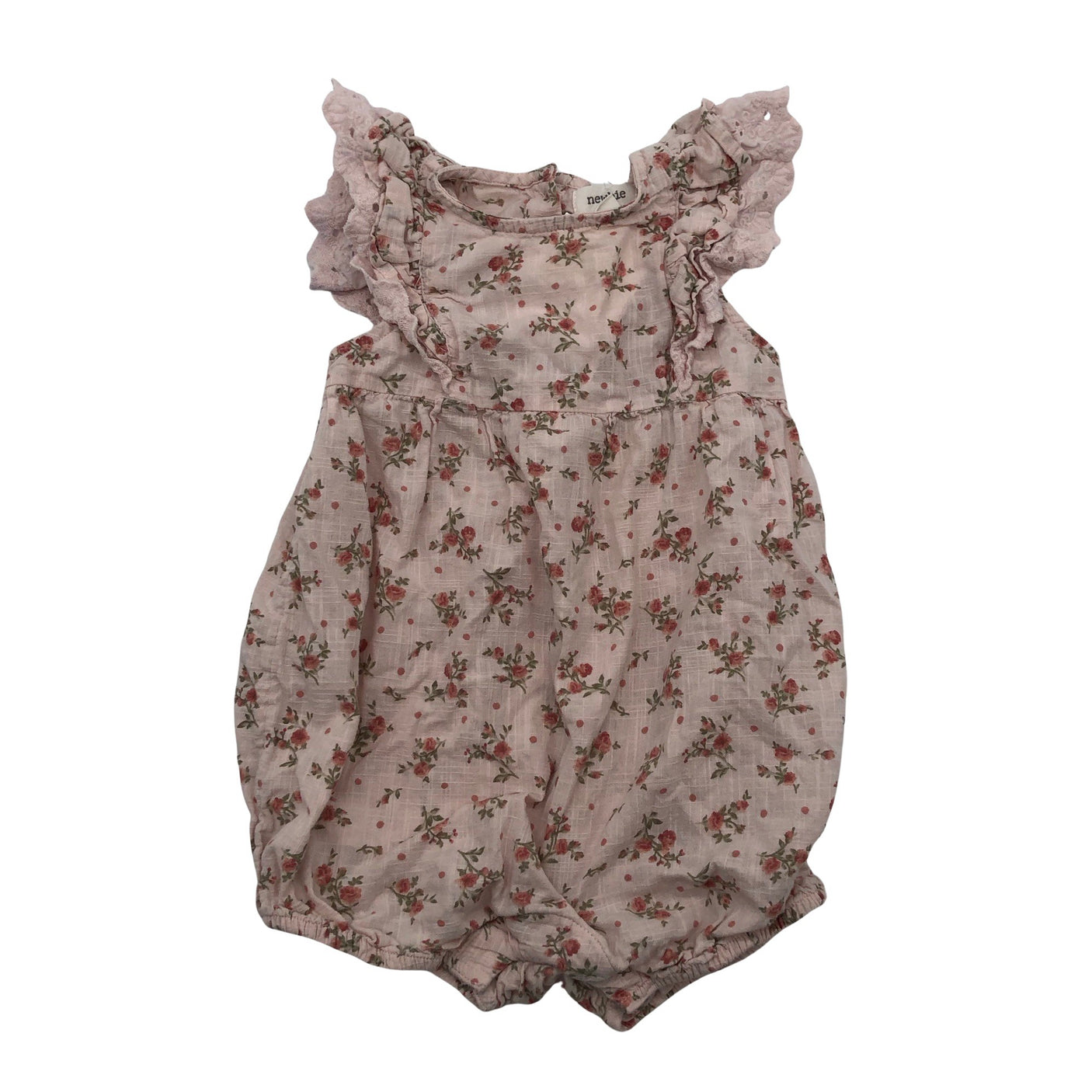 Unisex Newbie - Overalls, size 74 - 80 - Light pink (1)