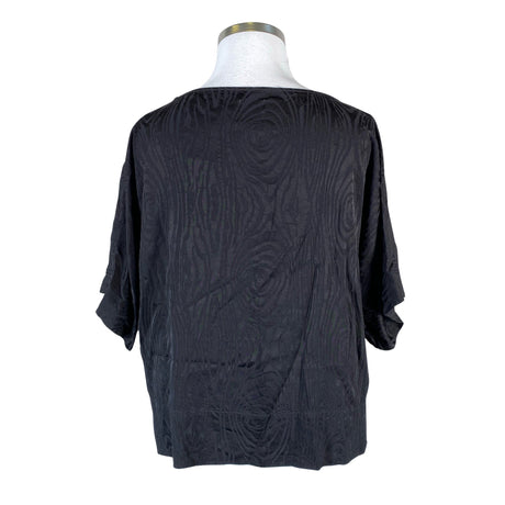Unisex Hálo - Short-sleeved blouse, size 42 - Black (2)