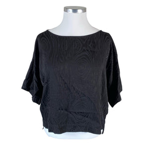 Unisex Hálo - Short-sleeved blouse, size 42 - Black (1)