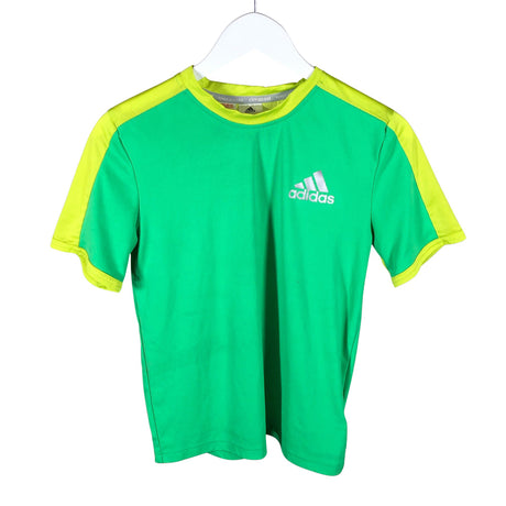 Unisex Adidas - Sports shirt, short sleeve, size 158 - 164 - Green ()