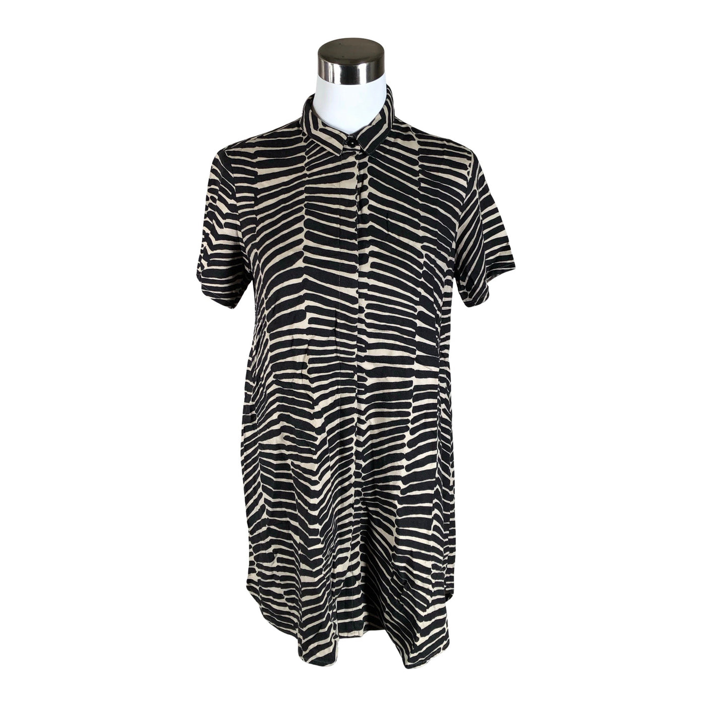 Unisex Marimekko - Schiffon tunic, size 36 - Black (1)
