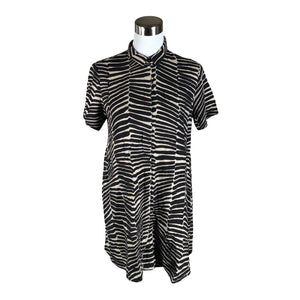 Unisex Marimekko - Schiffon tunic, size 36 - Black (1)