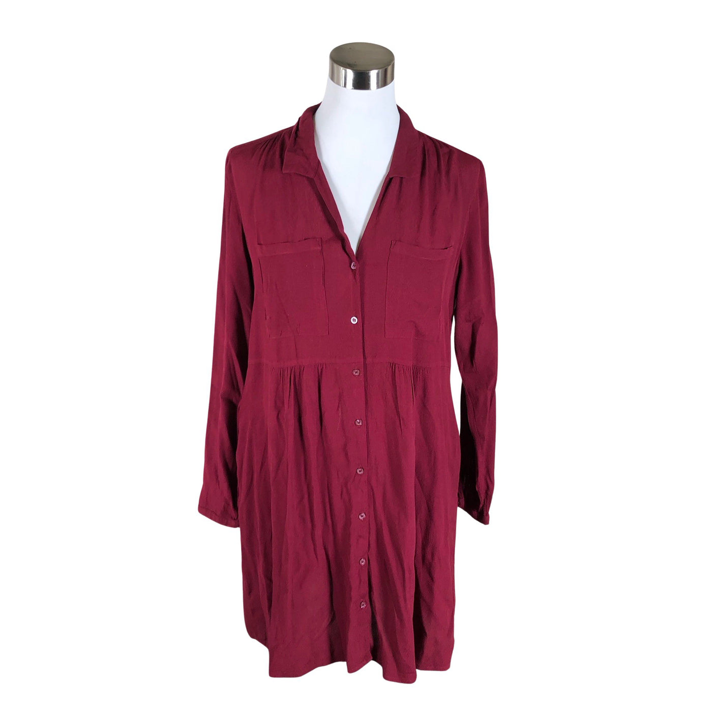 Unisex Esprit - Schiffon dress, size 36 - Wine red (1)