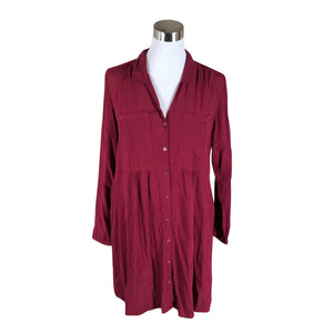 Unisex Esprit - Schiffon dress, size 36 - Wine red (1)