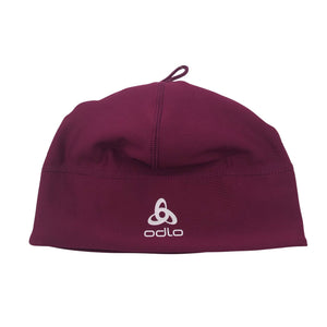 Unisex Odlo - Sports beanie, size 56 - 58 cm - Wine red (2)