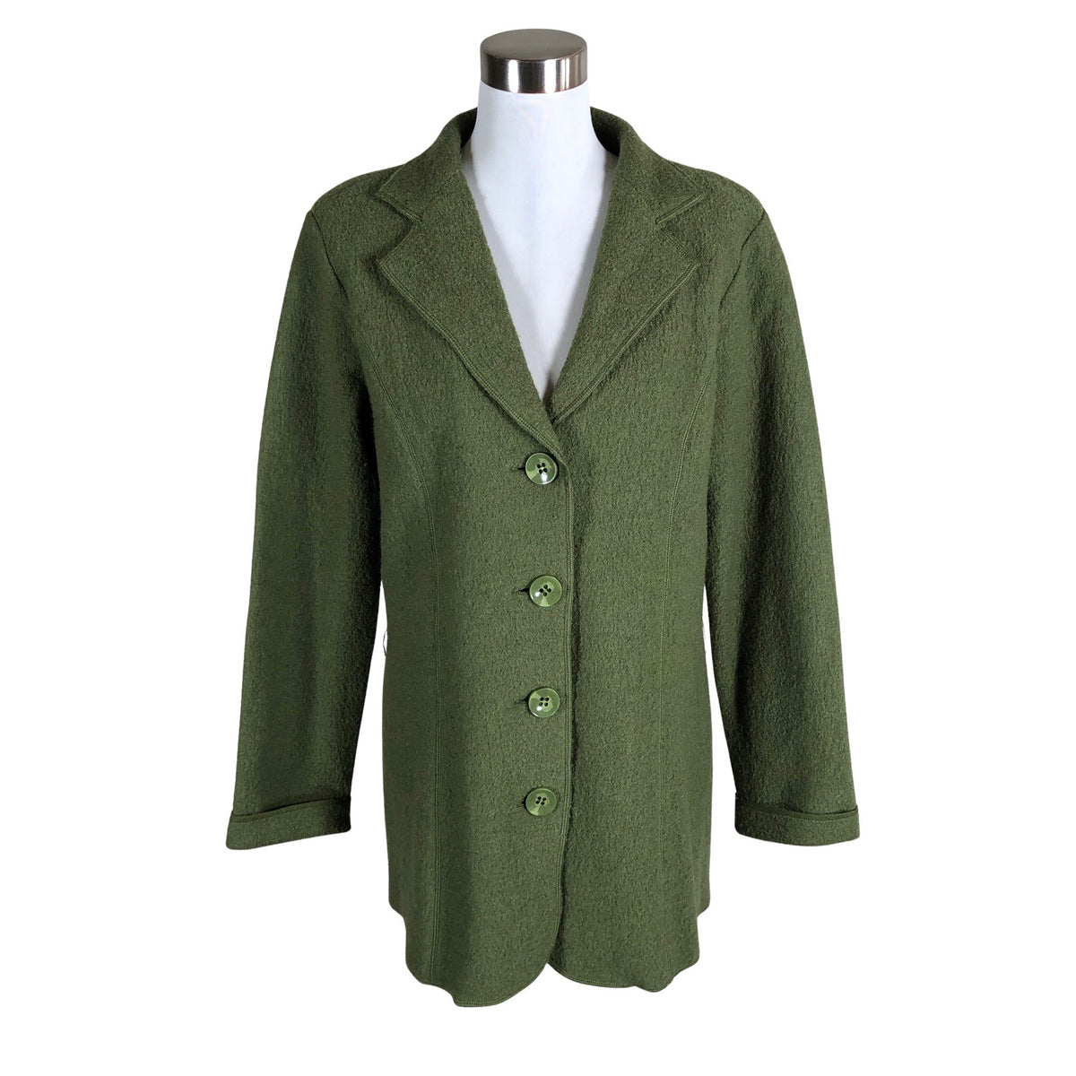 Unisex Friendtex - Cardigan, size 40 - Green (1)