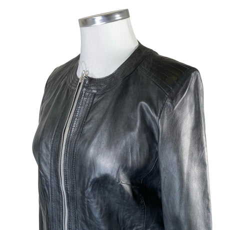 Unisex Saki - Leather jacket, size 44 - Black (2)
