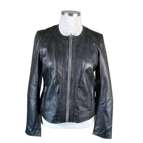 Unisex Saki - Leather jacket, size 44 - Black ()