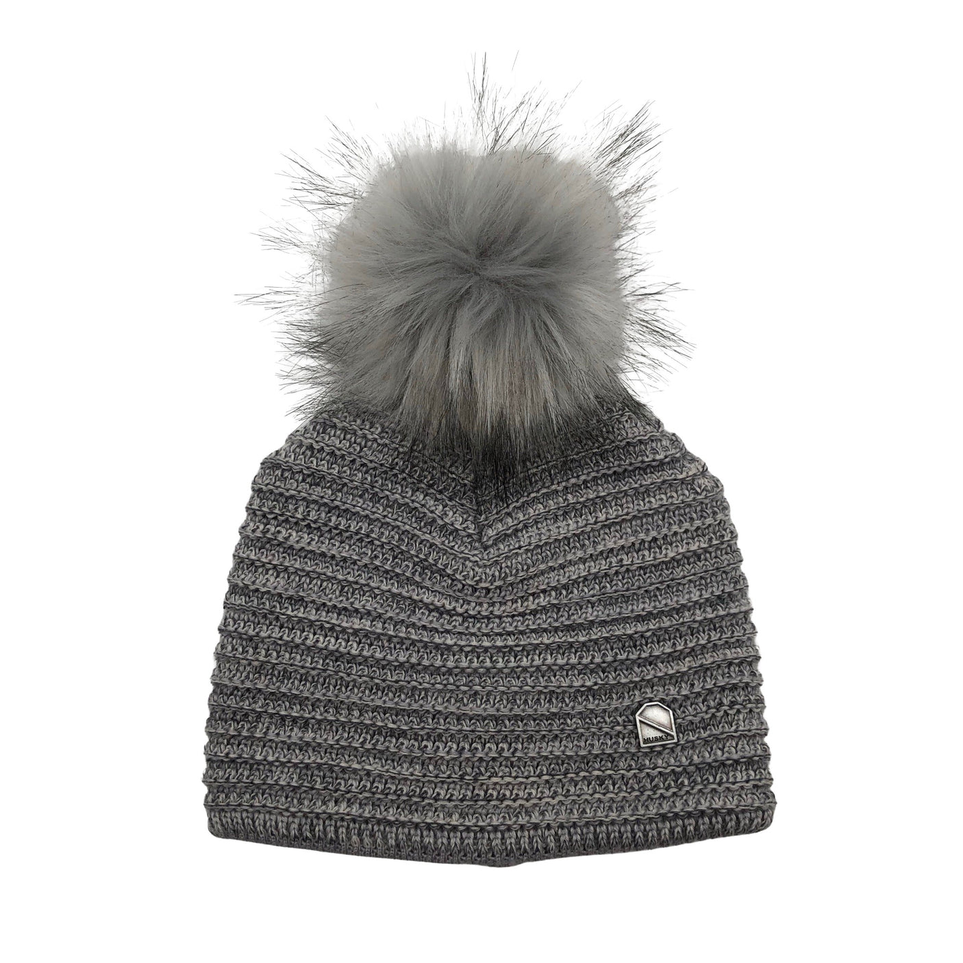 Unisex Husky - Winter beanie, size 58 - 60 cm - Gray (1)