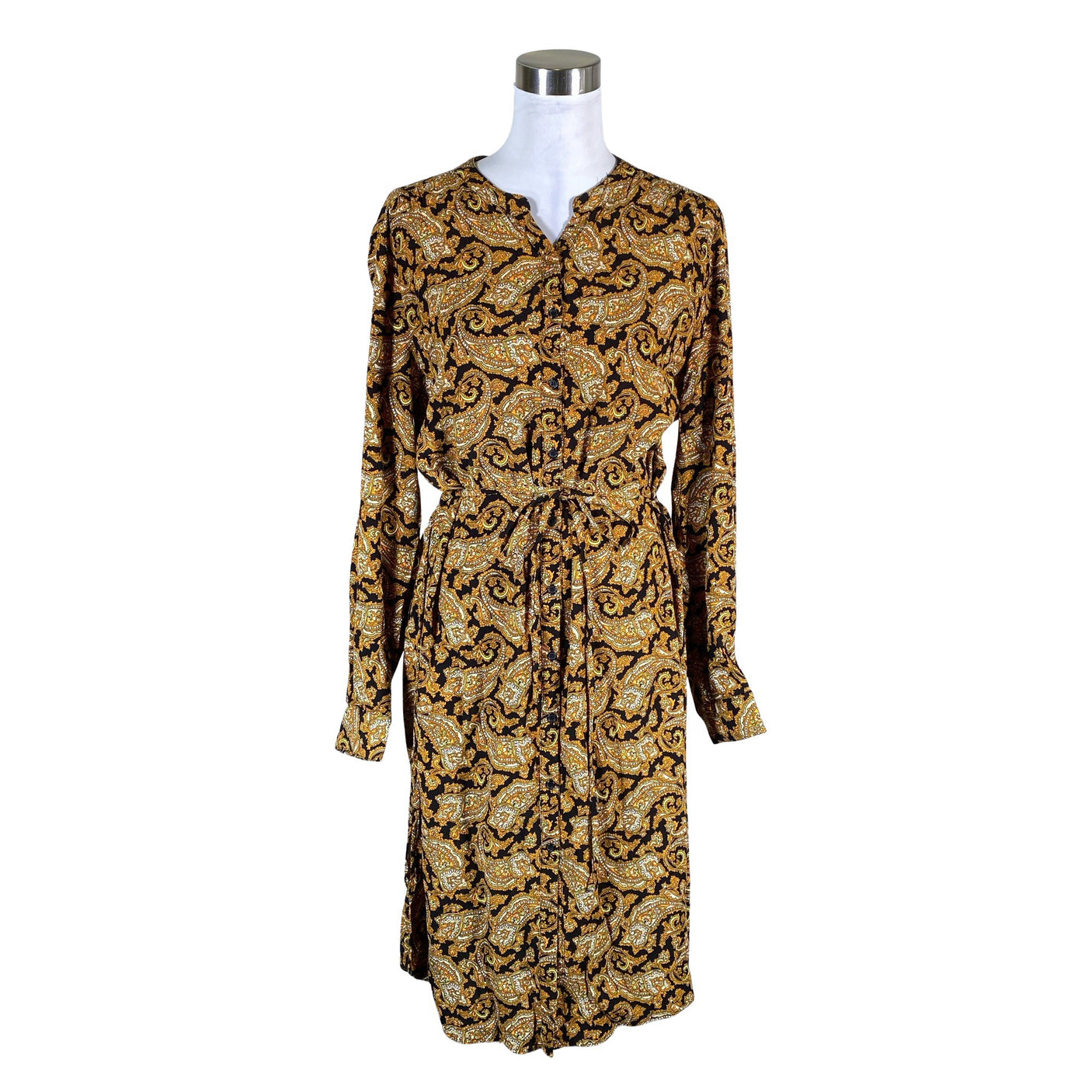 Unisex Rue de Femme - Schiffon dress, size 38 - Brown (1)