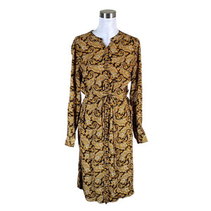 Unisex Rue de Femme - Schiffon dress, size 38 - Brown (1)