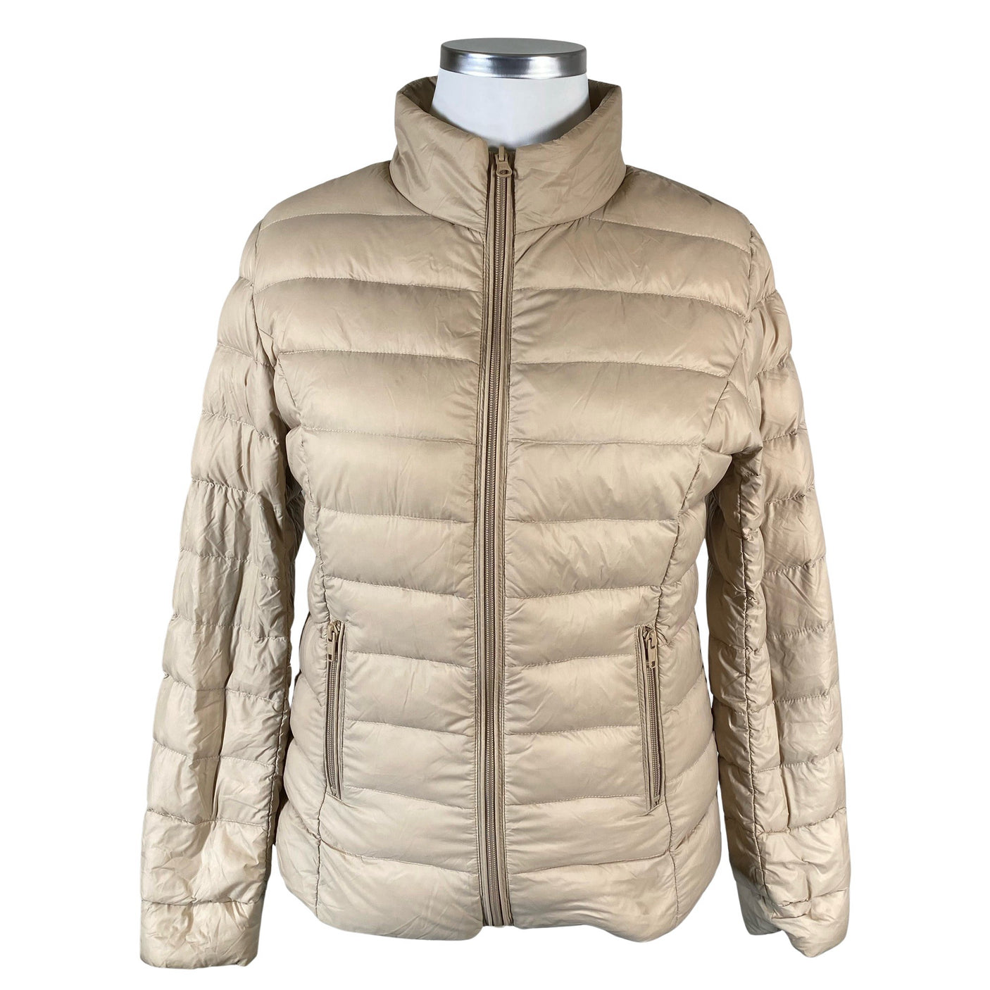 Unisex Free Quent - Light down jacket, size 42 - Beige (1)