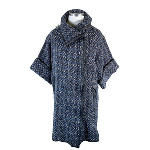 Unisex Lindex - Wool coat, size 42 - Blue (1)