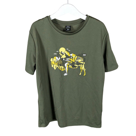Unisex Helly Hansen - Sports shirt, short sleeve, size 146 - 152 - Green ()