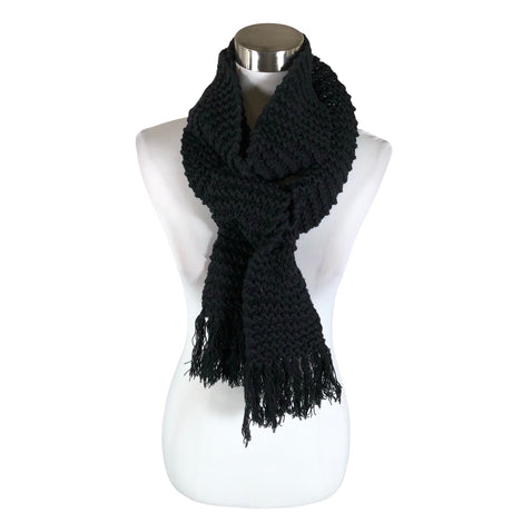 Unisex Handmade - Scarf, size Maxi - Black ()