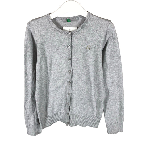 Unisex Benetton - Cardigan, size 134 - 140 - Gray ()