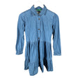 Unisex Benetton - Denim dress, size 158 - 164 - Blue ()