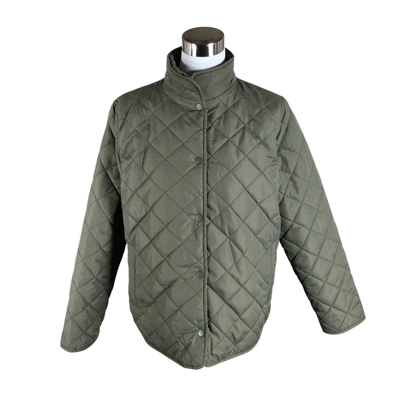 Unisex Fransa - Quilted jacket, size 38 - Green (1)
