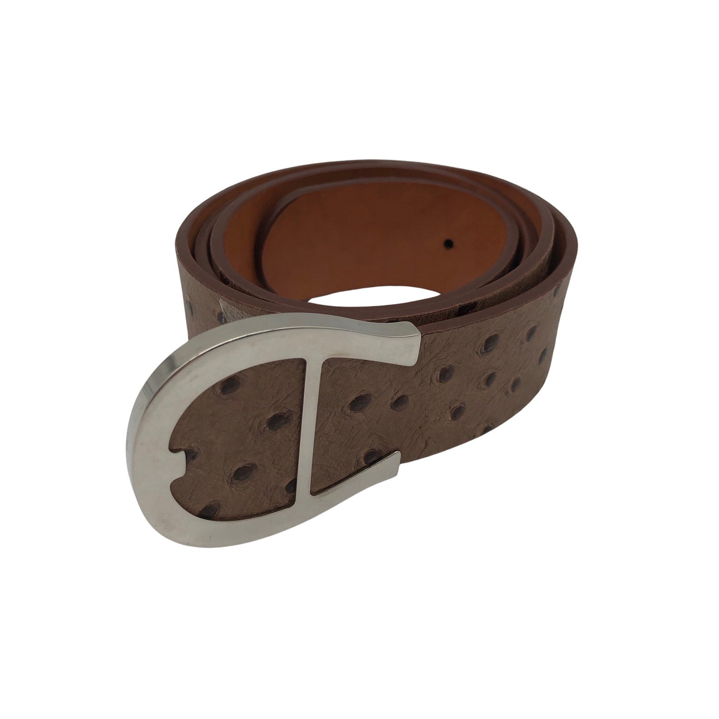 Unisex Aigner - Leather belt, size No size - Brown (1)