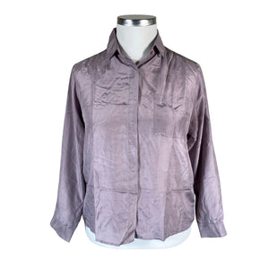 Unisex Stockmann Silk - Blouse, size 42 - Violet (1)