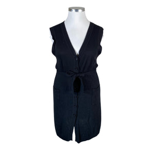 Unisex Ril's - Knit vest, size 42 - Black (1)