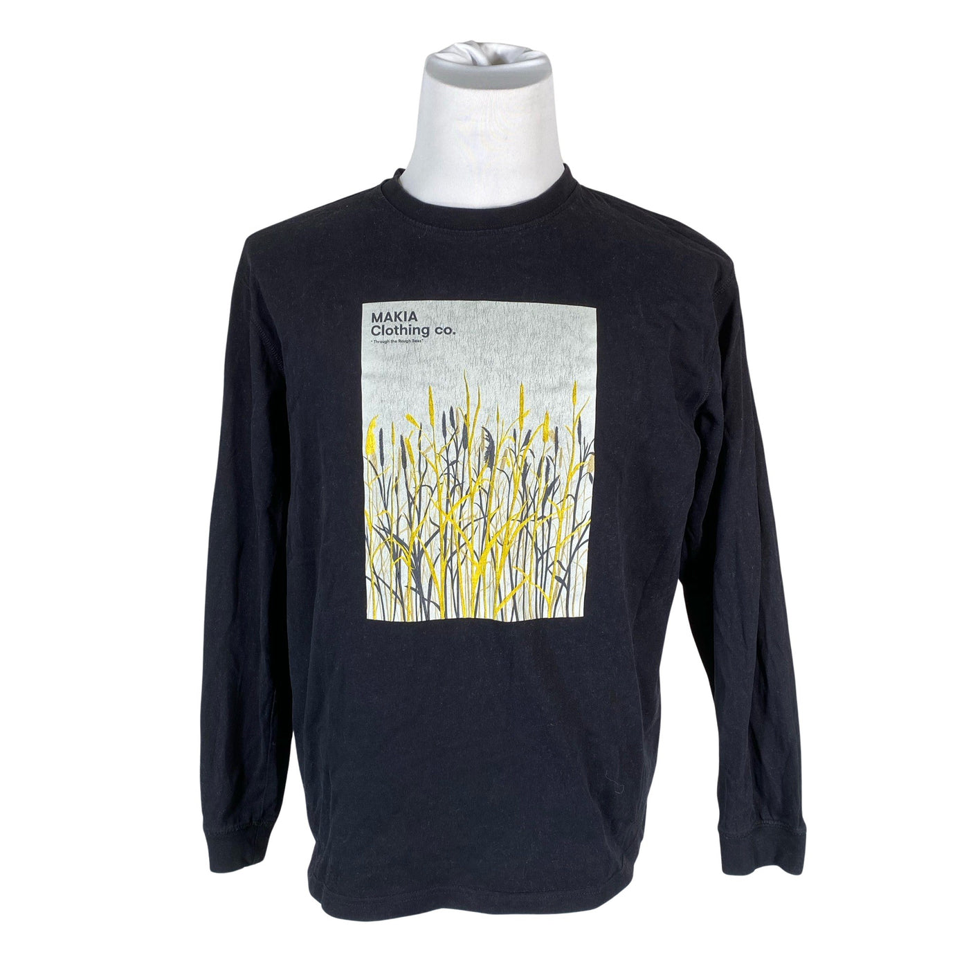 Unisex Makia - Tricot shirt, size L - Black (1)
