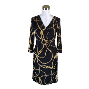 Unisex Lauren Ralph Lauren - Tricot dress, size 40 - Black (1)