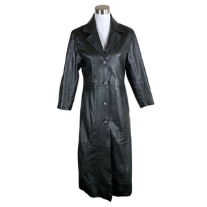 Unisex Emanuela - Leather jacket, size 36 - Black (1)