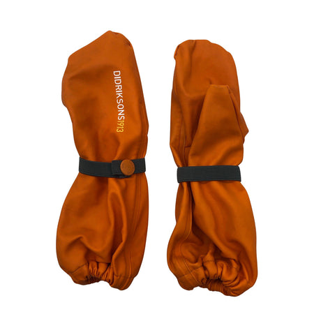 Unisex Didriksons - Rain mittens, size 0 - 1 vuotta - Orange ()