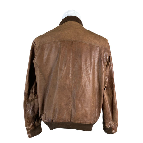 Unisex Peter Hahn - Leather jacket, size L - Brown (2)