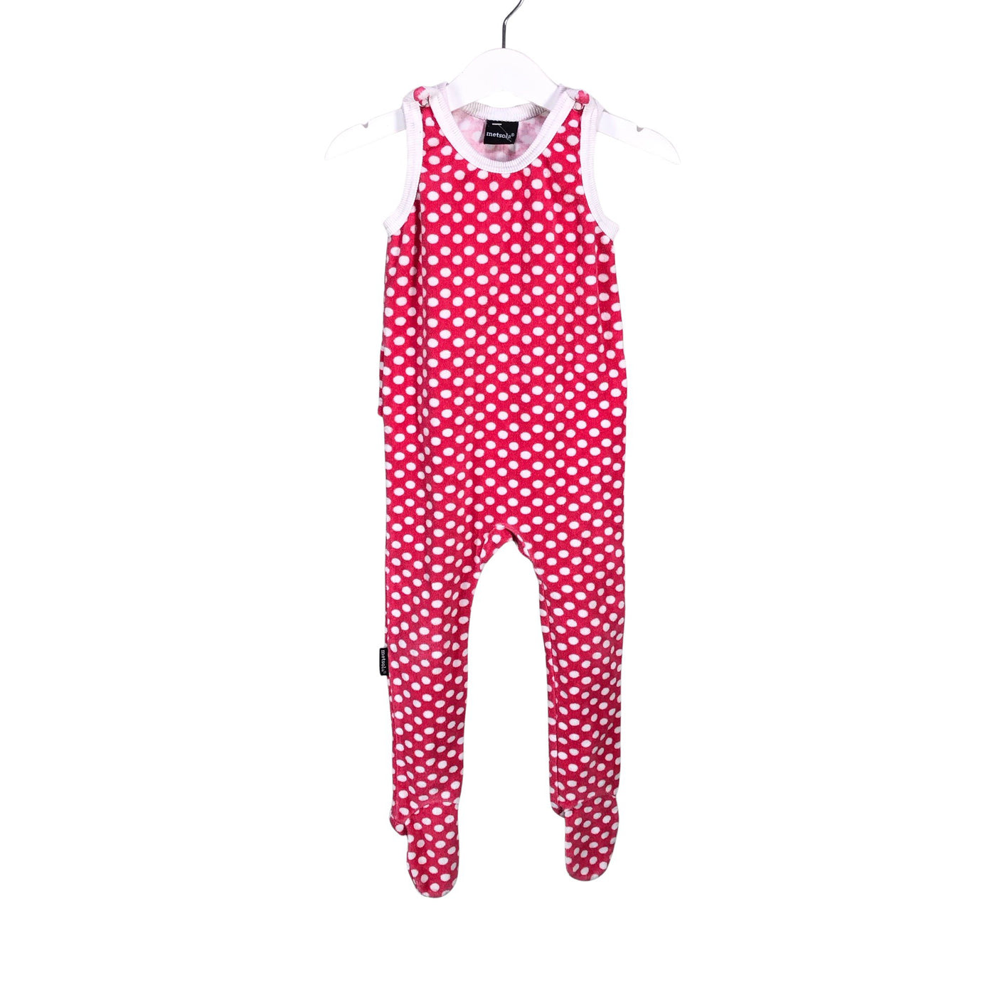 Unisex Metsola - Sleeveless romper, size 80 - 86 - Pink (1)