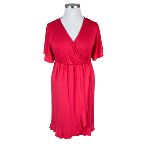 Unisex Mama Licious - Tricot dress, size 42 - Red (1)