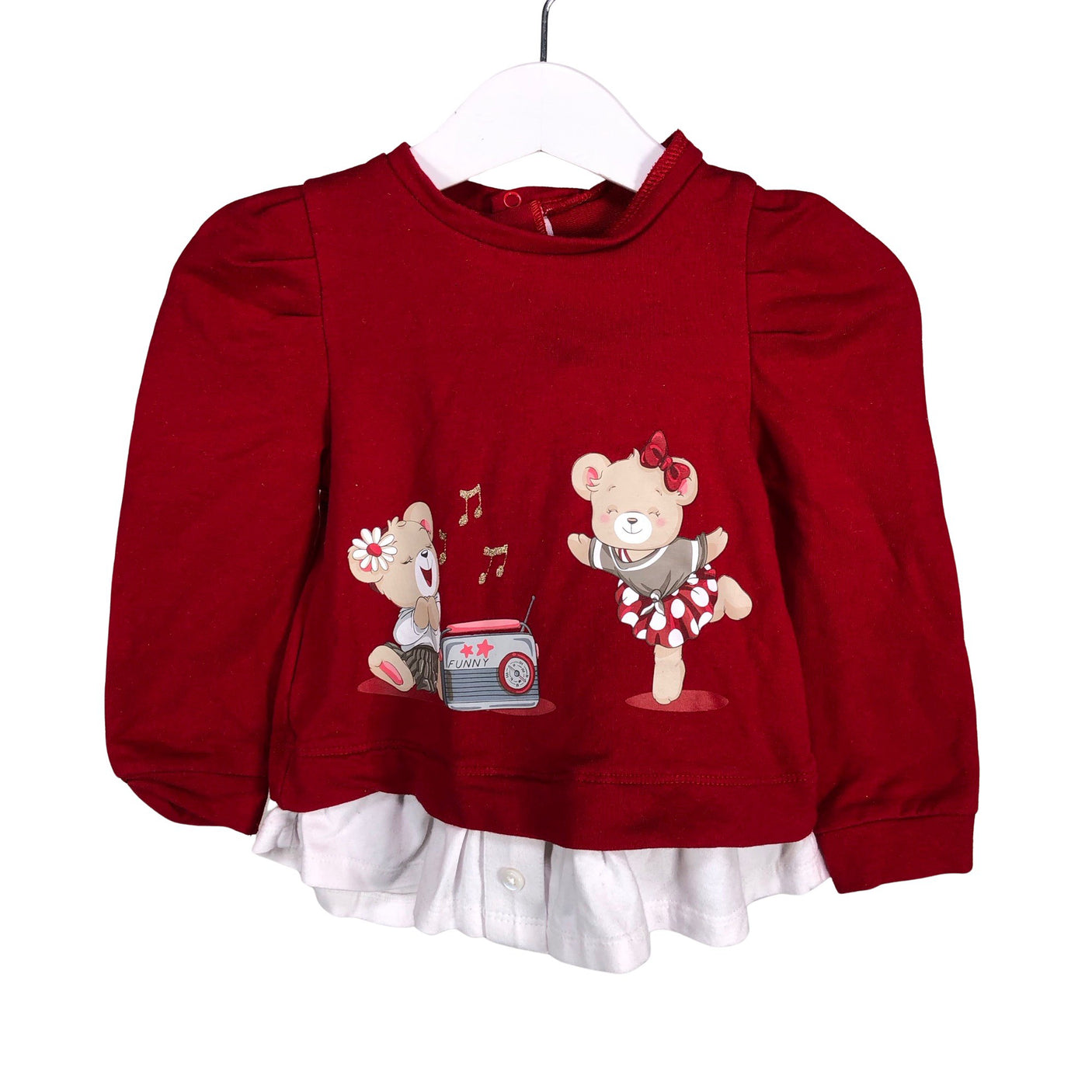 Unisex Mayoral - Sweatshirt, size 80 - 86 - Red (1)