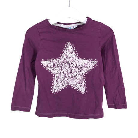 Unisex Bogi - Tricot shirt, size 92 - 98 - Violet ()