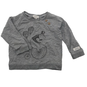 Unisex Newbie - Tricot shirt, size 74 - 80 - Gray (1)