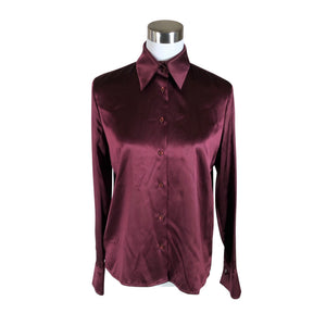 Unisex Peter Nygård - Blouse, size 38 - Wine red (1)